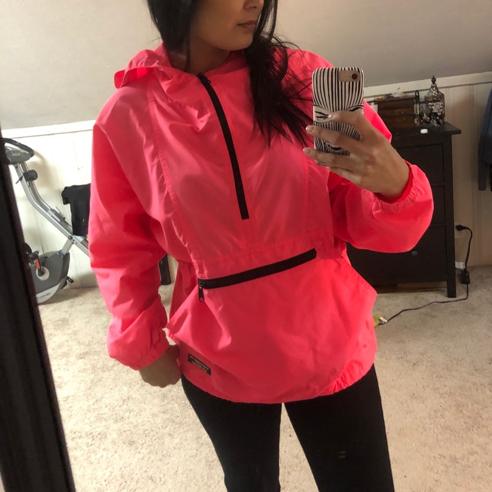 VINTAGE 90’s L.L. Bean hot pink jacket